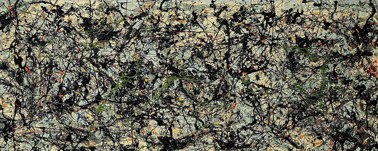 ルシファーの抽象表現主義油絵